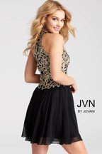 JVN by Jovani Homecoming Dress JVN53177 - Black