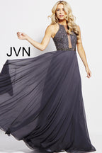 JVN Prom by Jovani Dress JVN59049 - Charcoal/Charcoal