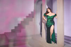 Ladivine Dress KV1056C - Emerald