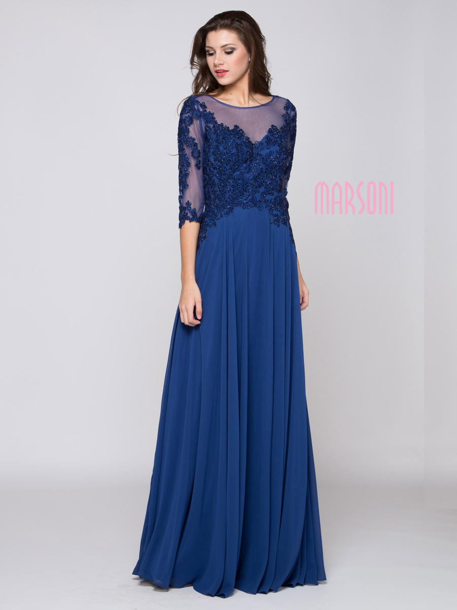 Marsoni by Colors Dress M157 - Indigo