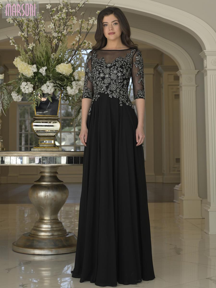 Marsoni by Colors Dress M157 - Black