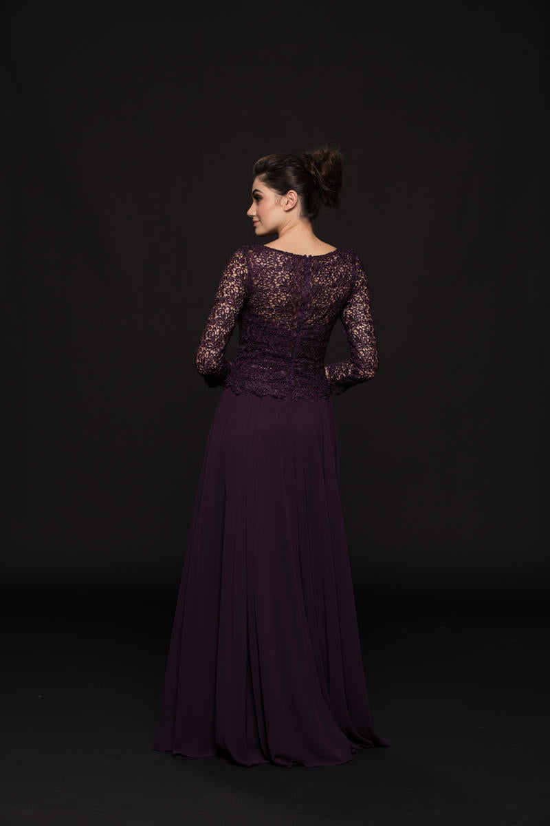 Marsoni by Colors Dress M223 - Eggplant