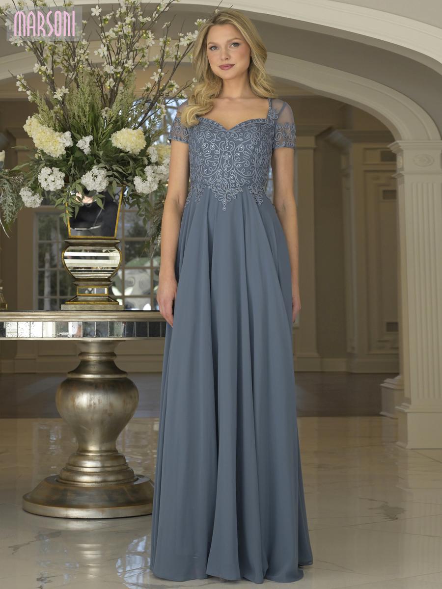 Marsoni by Colors Dress M271 - Slate Blue