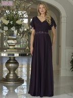 Marsoni by Colors Dress M328 - Eggplant