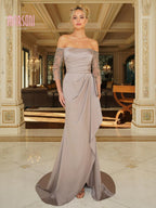 Marsoni by Colors Dress MV1254 - Taupe