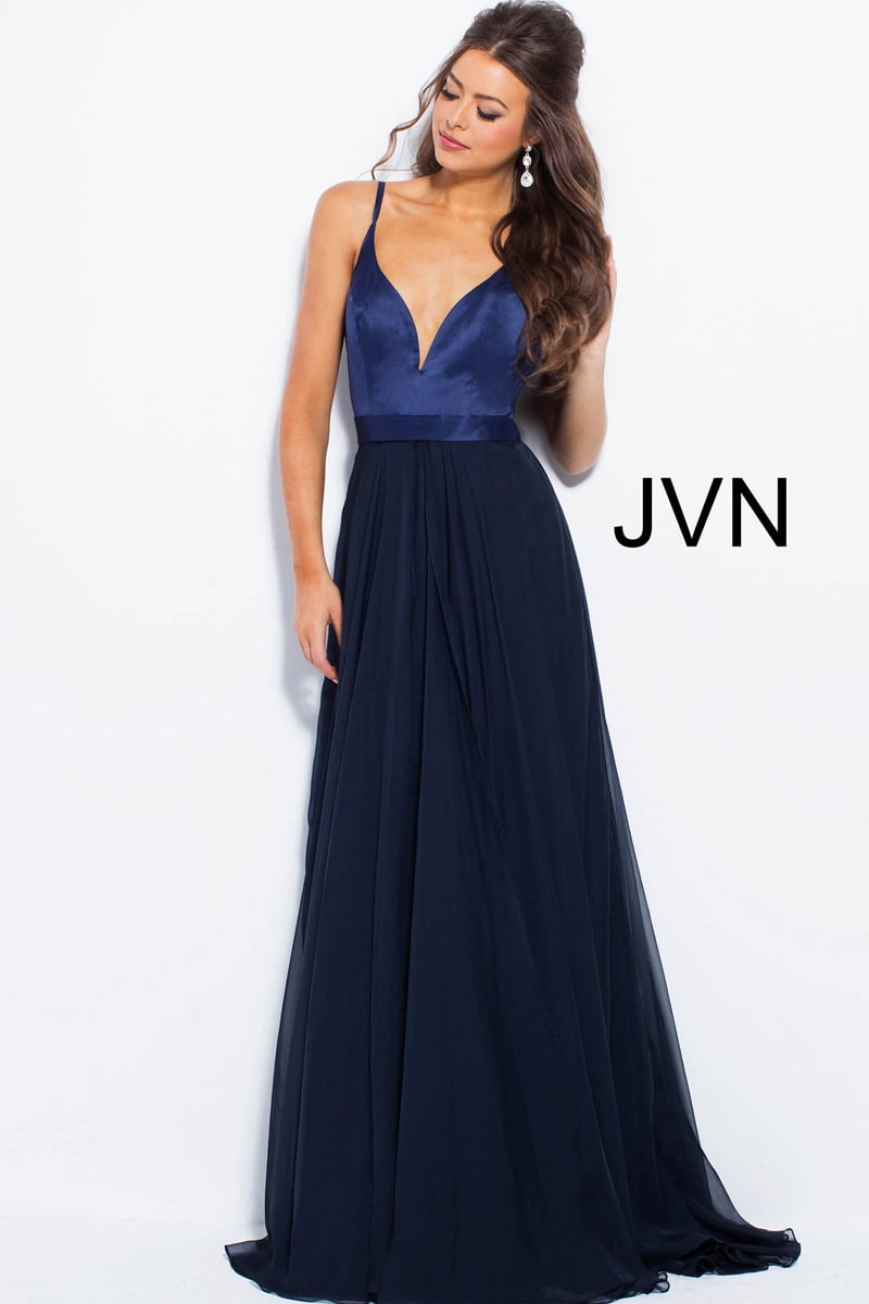 JVN Prom by Jovani Dress JVN51181 - Navy