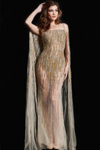 Jovani Signature Collection 26324 - Gold/Nude