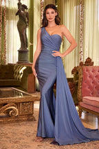 Ladivine Dress PT004 - Smoky Blue